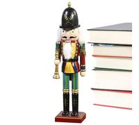 Generico Figurine casse-noisette, soldat casse-noisette pour décorations de Noël | marionnettes festives pour maison à exposer sur étagère fenêtre ou table