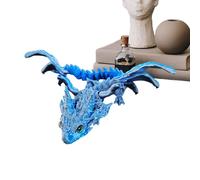 Generico Figurine de dragon, dragon jouet - Figures de dragon volant flexibles imprimées en 3D,Description du bureau pour la maison, artisanat créatif pour le bureau ou un meuble de bibliothèque