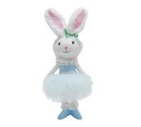 Genérico Figurine de lapin en peluche - Lièvre de dessin animé souple de 34 cm, ensemble de jupe, compagnon pour dormir | Panier cadeau pour shower, souvenir de fête, pour canapé E