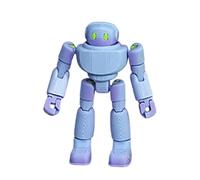 Genérico Figurine de robot articulée avec articulations mobiles, jouet de robot transformateur Fidget, modèle à collectionner pour à partir de 4 ans, étagère d'exposition,