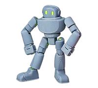 Genérico Figurine de robot articulée avec articulations mobiles, jouet de robot transformateur Fidget, modèle à collectionner pour à partir de 4 ans, étagère d'exposition,