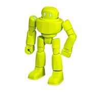 Genérico Figurine de robot articulée avec articulations mobiles, jouet de robot transformateur Fidget, modèle à collectionner pour enfants à partir de 4 ans, étagère d'exposition,
