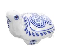 Genérico Figurine de tortue pour décoration d'aquarium - Statue de tortue marine pour aquarium, ornement en porcelaine pour paysages aquatiques d'eau douce ou salée à la maison ou au bureau
