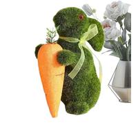 Genérico Figurine Lapin Sculpture Mousse Vert Pascal