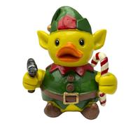 Generico Figurine représentant une décoration de table en résine artistique pour Noël, figures animales, pour salon, chambre à coucher, salle de travail, salle de classe, armoire de fête de Noël