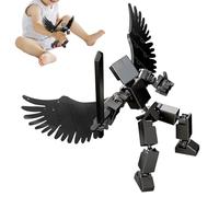 Genérico Figurines d'action géniales, bâtiment éducatif interactif : petites figurines d'action pour enfants, pour la maison, l'école, la salle de classe, les voyages, le camping, le pique-nique, les