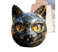 Genérico Figurines de chats, décoration maison statuette, pièce d'art en résine cadeau pour amoureux des animaux salon chambre terrasse