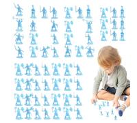 Genérico Figurines de soldats | Figurines d'action avec différentes positions, figurines antiques jeux de société 100 x pour décoration de gâteaux, projets éducatifs et fêtes d'