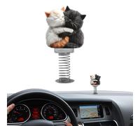 Genérico Figurines de tableau de bord - Figurine chat 2D acrylique pour bureau | Décoration intérieure auto | pour conducteurs, collectionneurs, véhicules, voyages, maison