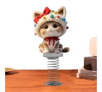 Genérico Figurines de voiture pour tableau de bord | Décoration pour console centrale - Ornement décoratif en forme de chat acrylique 2D pour bureau, table, bibliothèque, camion, table de nuit