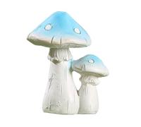 Genérico Figurines - Ornements de paysage | Mini champignon en résine | Décorations de gâteau mignonnes réalistes | Fairy Garden Moss Landnaments Paisnnnaments La pelouse en résine Statue de la Statue