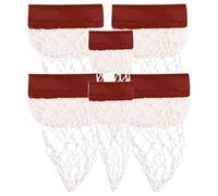 Genérico Filet - Coton + PU 3,22 pouces 70 g | Filets de poche de rechange pour table, 6 pièces accessoires lieux de divertissement avec