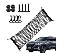 Genérico Filet de chargement en maille pour coffre - Filet de charge élastique pour camion avec crochets, pour dossier de siège de voiture, rangement de coffre, facile à installer