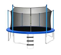 Generico Filet de sécurité pour trampoline - Filet en polyéthylène haute densité, rond de rechange de 3,6 m et 3,5 m, barrière de protection haute 1,8 m, ensemble en polymère durable | pour les pales