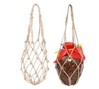 Generico Filet porte-bouteilles à vin - Sac en filet portable, accessoire pour vin - pour Home Bar, restaurant, barbecue en plein air, pique-nique, excursions, événements