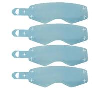 Generico Film En Verre Pour Moto | 4x Lunettes Moto Anti-dirty Len Protecteur D'écran-Film De Lunettes Anti--Fog, Fournitures De Motocyclistes, Confortable À Porter En Plein Air, Concurrence