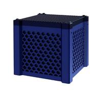 Generico Filtre du Cube Aquarium - Bloc Purificateur de Carbone Bleu, Médias de Nettoyage Multifonctionnel, Pad d'éponge Absorbant en Odeur | Pierre de Cartouche à Charbon Durable pour Baignoire D