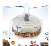 Genérico Filtre pour aquarium 12 x 10 x 7,5 cm Petit filtre pour aquarium | Système de purification d'eau compact | Équipement d'oxygène pour la récupération des réservoirs de récupération