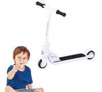 Genérico Finger Scooter pliable Petit jouet T-Type Kick Toy with Brake Fun Tabletop Push Scooter for Boys Girls Teens Youth Desktop Fidget Exercise Miniature, Portable Alloy Simulation Model