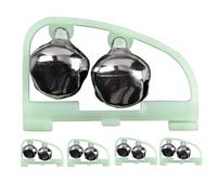 Genérico Fishing Rod Bells | Night Fishing Glow Alert Bells | Set of 5 Bite Indicator Bells | Fishing Alarm Bells for Rods, Glow-in-The-Dark Fishing Accessories