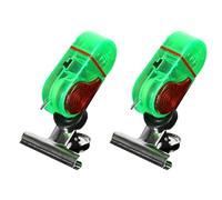 Genérico Fishing Rod Bite Alarm - Précise Sound & Light Indicator For Fish Pole, Set of 2 Alarms | Outdoor Sea Gear with Integrated Alert Bell Outdoor Fishing Tool Alarm Set