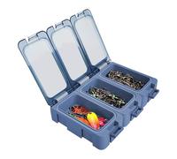 Genérico Fishing Tackle - Bait Storage Case | Tackle Storage, multifonction portable Organizer Supplies with Electronic Components, Jewelry Fish Hooks For Night Outdoor Camping, bleu, Voir la
