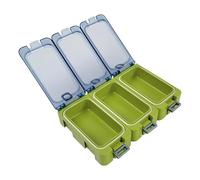 Genérico Fishing Tackle - Bait Storage Case | Tackle Storage, multifonction portable Organizer Supplies with Electronic Components, Jewelry Fish Hooks For Night Outdoor Camping, Vert, Voir la