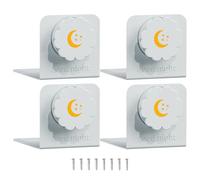 Generico Fixateur Draps pour Coins | 4 Pièces Fixateurs d'angle Housse de couette - Supports en Forme de L pour Lits Superposés Hôtel Chambre Invités Dortoir Voyage