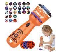 Generico Flashlight Projecteur - Petite Torche Jouet | Animal Slide Flashliight avec 24 Motifs | 90 Degrés de Projectr Non Slip Graves pour la maison, l'école maternelle