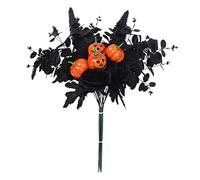 Generico Fleurs Artificielles - Décorations Halloween 42,9 cm avec citrouilles | Fleurs Réalistes pour table maîtresse entrée fêtes