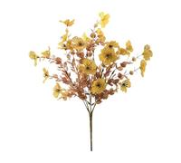 Genérico Fleurs séchées : fleurs séchées réalistes, eucalyptus marron et violet artificielles, , élégantes pour décoration de la maison, patio, véranda, jardin, mariage, fête, B