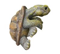Generico Flower Pot Hugger - Petite résine Craft Climbing Tortoise, Resin Hanging Turtle Statue Planter | Turtle Planter for Housewarming and Birthdays