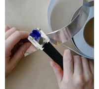 Generico Foil Crimper - Portable Stained Glass Foiling Tool | Handheld Aluminium Foil | Burnisher Crimper, Multifunctional Glass Fõil Burnishing Tool with Ergonomic Design