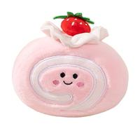 Generico Food Plush Toy - Stuffed Animal Plushee Doll, Cute Cake Plushee, Soft Roll Toy, Adorable Stuffed Dessert Accessory, Décorative Miniature Plush | Playroom Comfort Companion for Children