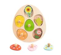 Genérico Formes - Jeu de Plateau en Bois pour Moteurs Fins et Correspondance, trieur de Formes - Cadeau pour Chaussette, Voyage, école, Salle de Classe,