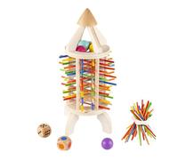 Genérico Fusée pour | Jeu interactif d'apprentissage des couleurs | à classer et à empiler pour garçons et filles, divertissement pour fêtes d'anniversaire, apprentissage à la maison
