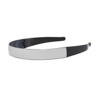Generico Gafas De Sol Diadema Para Utilisation Journal Avec Estilo Único - Diseño Futuriste Llamativo Para Mujeres Adultos Familia Y Amigos | Gafas De Sol Con Banda Para La Cabeza -, argent