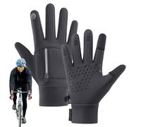 Genérico Gants chauds d'hiver - Moufles coupe-vent avec doublure thermique imperméable pour écrire en hiver, gants de football sportifs avec écran tactile par temps froid