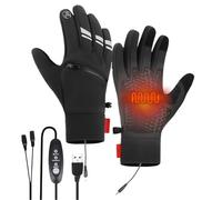 Generico Gants chauffants, 3 Niveaux De Chaleur Réutilisables Avec Écran Tactile | Portables pour Activités De Plein Air, Pour Chasse, Camping Football Golf Travail Moto Outdoor Sports D'hiver
