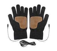 Generico Gants chauffants | Alimenté par USB réglable à 3 températures - Gants électriques avec batterie USB chaude | Pour extérieur intérieur, bureau, maison, ski, chasse, camping, hiver
