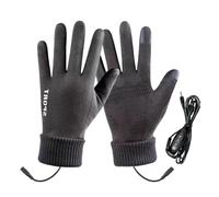 Genérico Gants chauffants - Gants de travail chauffants USB - Mitaines tactiles avec plusieurs réglages de température pour neige, camping, travail extérieur, cyclisme, climat froid