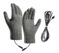 Genérico Gants chauffants - Moufles électriques USB avec 3 niveaux - Accessoires pour cyclisme, sports d'hiver, jardinage, dégivrage et déplacements
