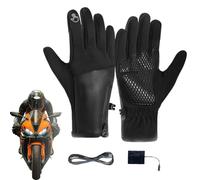 Generico Gants chauffants - Polaire 23 x 10 cm | Gants chauffants USB pour homme et femme avec contrôle de la température, protection des mains d'hiver chaudes à l'épreuve du froid - électriques Fle