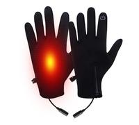 Generico Gants chauffants pour écran tactile et coupe-vent, moufles d'extérieur avec chauffage USB, pour la course, le ski, l'alpinisme, l'hiver, les femmes et les hommes