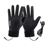 Generico Gants chauffants pour ski - Gants de chasse chauffants USB | 3 réglages de température - Moufles tactiles pour cyclisme, moto, travail, extérieur, conduite, randonnée, camping