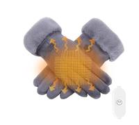 Genérico Gants chauffants USB - Gants électriques pour femme - Gants d'hiver rechargeables à chauffage rapide - Ergonomiques pour temps froid pour voyager en vélo
