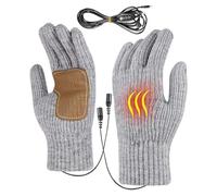 Generico Gants chauffants via USB,Gants isolés avec USB et écran tactile,Boutons thermiques pour l'extérieur - Pour l'hiver Cyclisme Ski Activités En Plein Air Camping Randonnée Froid Bureau Maison