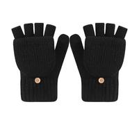 Generico Gants de conduite - Mitaines Chaudes pour Messagerie | Moufles Convertibles en Gants sans Doigts | pour Cyclisme Vélo Course Marche Sport Hiver
