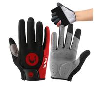 Generico Gants de cyclisme | Gants thermiques coupe-vent avec écran tactile, hiver à doigts entiers pour conduire, courir, faire du vélo, envoyer