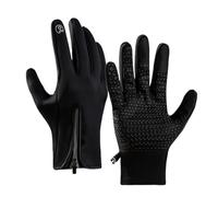 Generico Gants de cyclisme imperméables - Gants chauds pour écran tactile, mitaines d'extérieur, renforcés, pour hiver, ski, moto, randonnée, camping, déplacement, quotidien